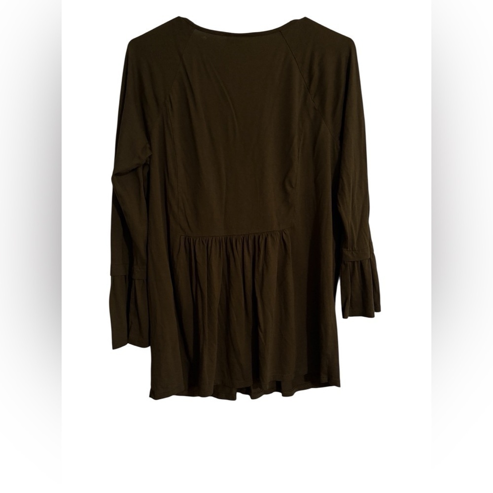 J.jill Women's green  Embroidered blouse size:S - Picture 2 of 6
